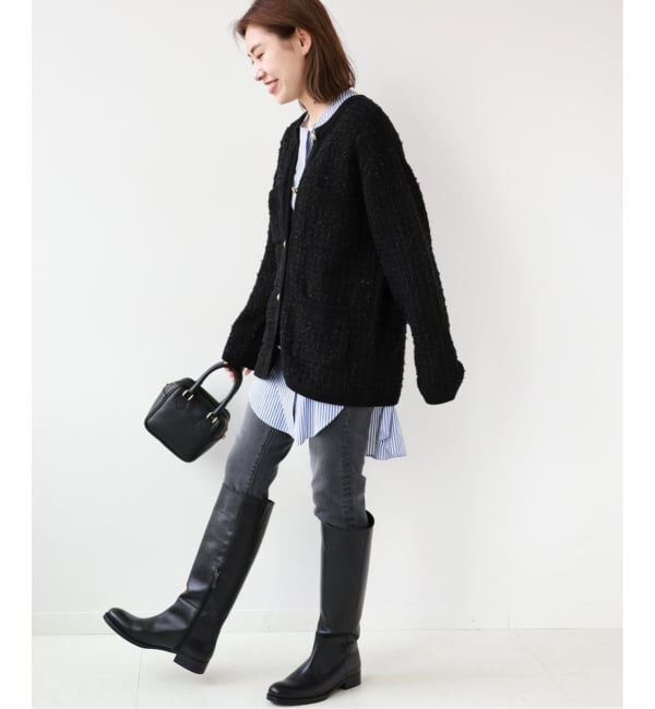 JOURNAL STANDARD relume「《WEB限定追加3》TWEEDYニットジャケット」|カーディガン|