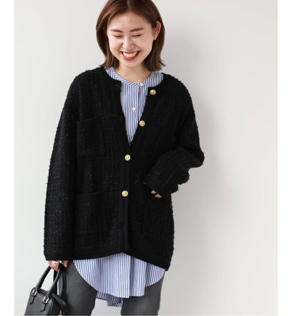 JOURNAL STANDARD relume「《WEB限定追加3》TWEEDYニットジャケット」|カーディガン|