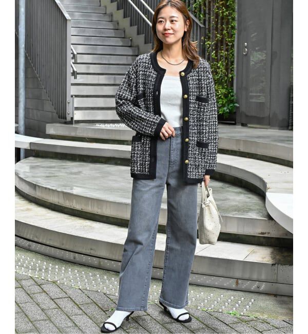 JOURNAL STANDARD relume「《WEB限定追加3》TWEEDYニットジャケット」|カーディガン|