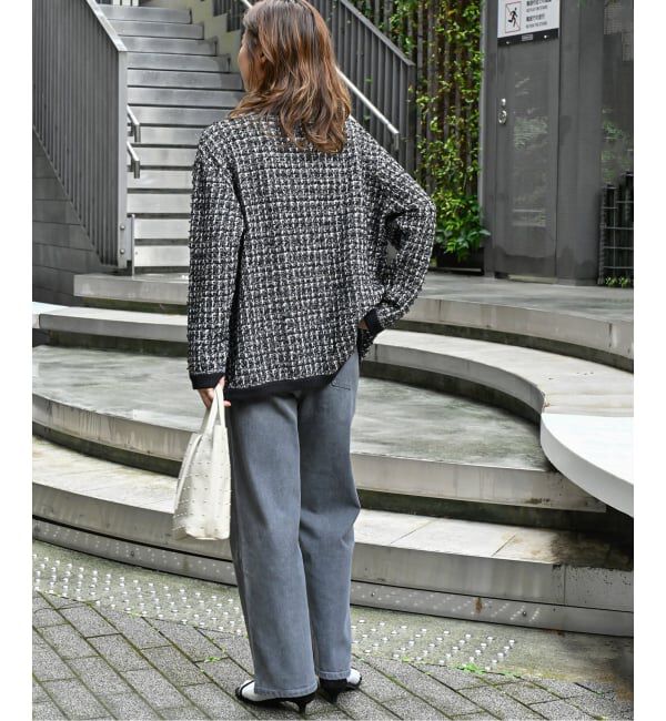 JOURNAL STANDARD relume「《WEB限定追加3》TWEEDYニットジャケット」|カーディガン|