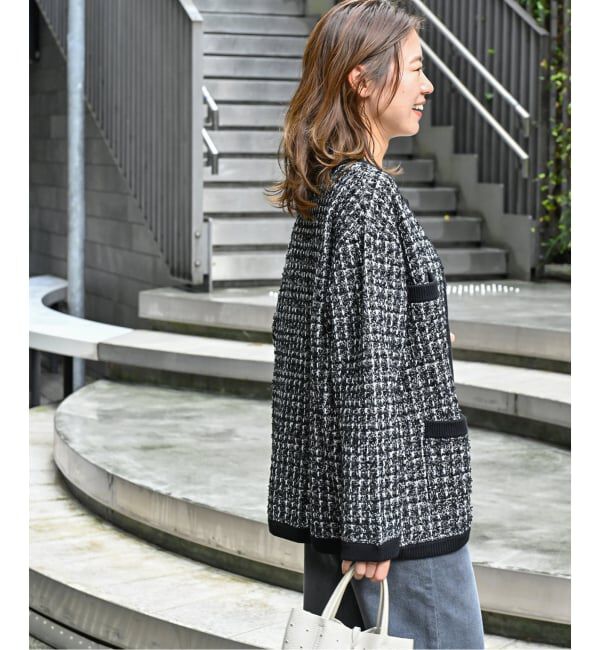 JOURNAL STANDARD relume「《WEB限定追加3》TWEEDYニットジャケット」|カーディガン|