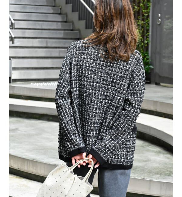 JOURNAL STANDARD relume「《WEB限定追加3》TWEEDYニットジャケット」|カーディガン|