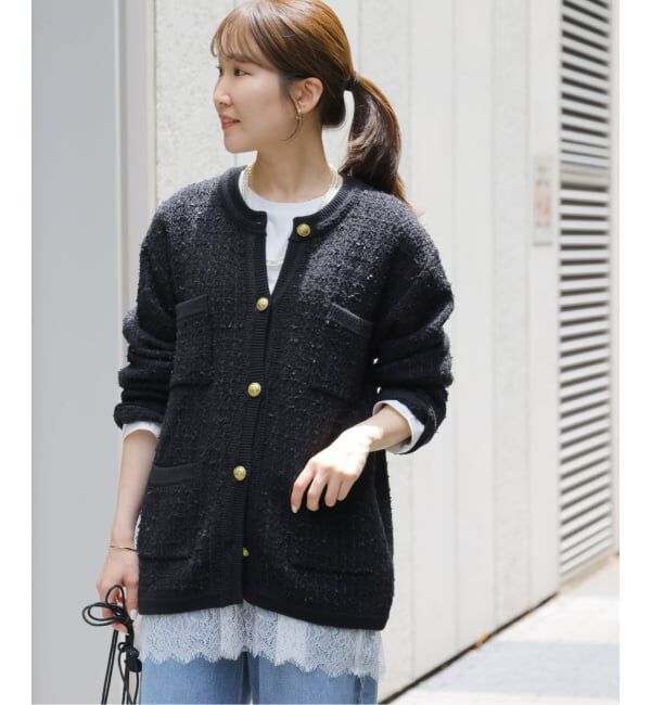 JOURNAL STANDARD relume「《WEB限定追加3》TWEEDYニットジャケット」|カーディガン|