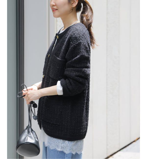 JOURNAL STANDARD relume「《WEB限定追加3》TWEEDYニットジャケット」|カーディガン|