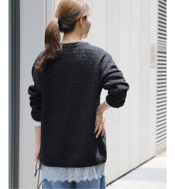 JOURNAL STANDARD relume「《WEB限定追加3》TWEEDYニットジャケット」|カーディガン|