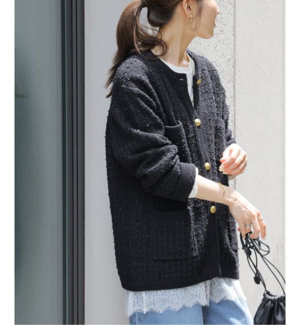 JOURNAL STANDARD relume「《WEB限定追加3》TWEEDYニットジャケット」|カーディガン|