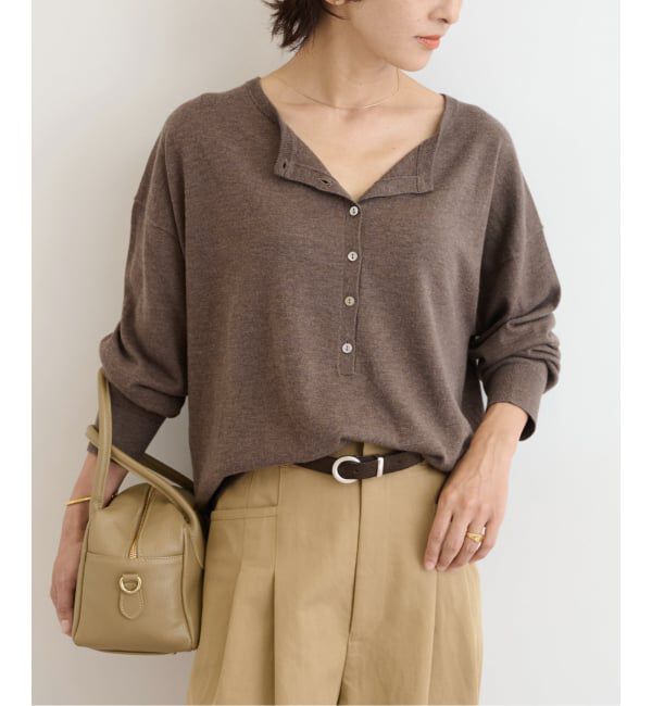 JOURNAL STANDARD relume「《追加 / 新色》［2枚セット］3WAYレイヤードヘンリープルオーバー」|ニット・セーター|