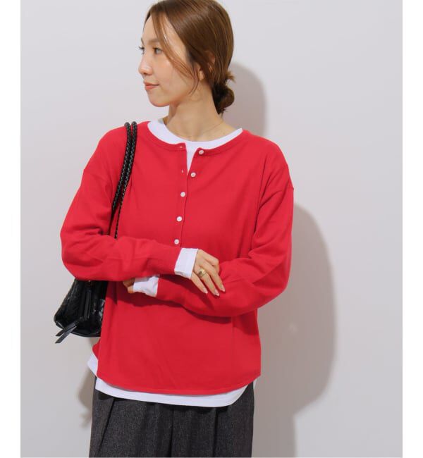 JOURNAL STANDARD relume「《追加 / 新色》［2枚セット］3WAYレイヤードヘンリープルオーバー」|ニット・セーター|