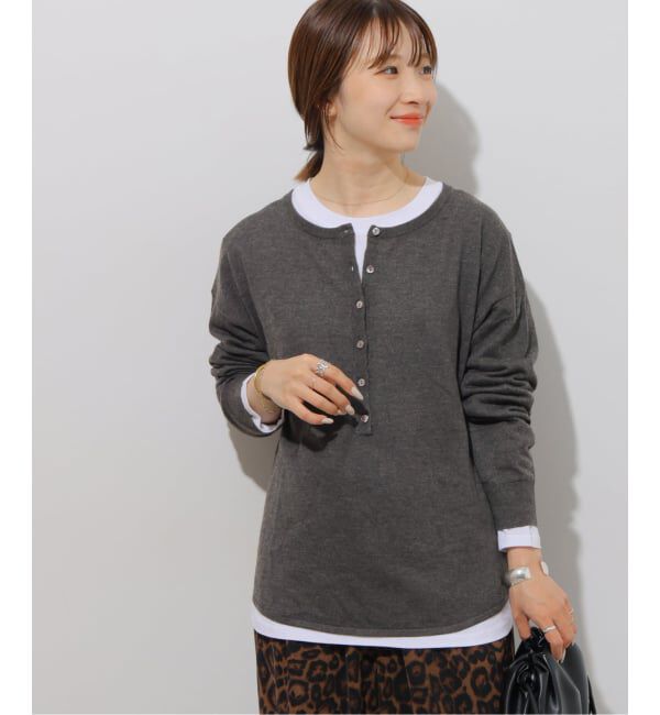 JOURNAL STANDARD relume「《追加 / 新色》［2枚セット］3WAYレイヤードヘンリープルオーバー」|ニット・セーター|