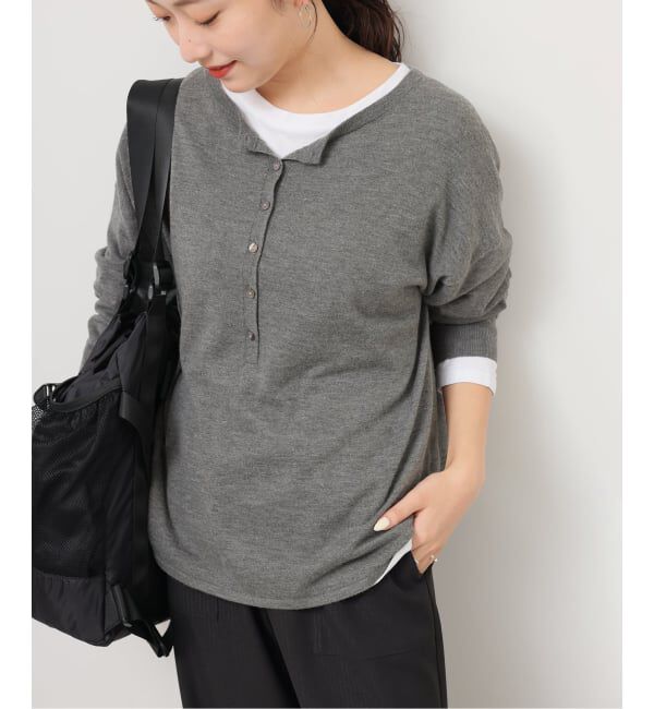 JOURNAL STANDARD relume「《追加 / 新色》［2枚セット］3WAYレイヤードヘンリープルオーバー」|ニット・セーター|