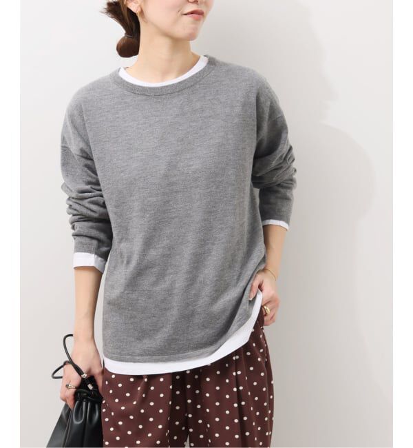 JOURNAL STANDARD relume「《追加 / 新色》［2枚セット］3WAYレイヤードニットプルオーバー」|ニット・セーター|