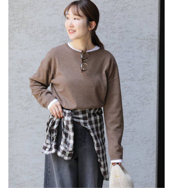 JOURNAL STANDARD relume「《追加 / 新色》［2枚セット］3WAYレイヤードニットプルオーバー」|ニット・セーター|