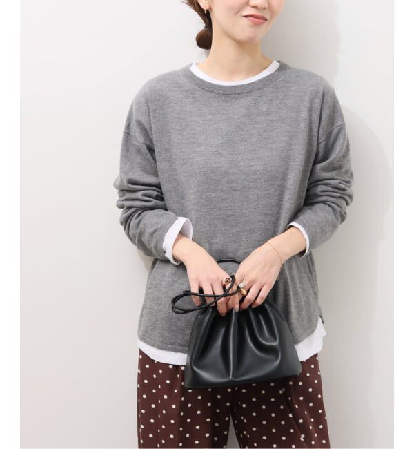 JOURNAL STANDARD relume「《追加 / 新色》［2枚セット］3WAYレイヤードニットプルオーバー」|ニット・セーター|グレーA