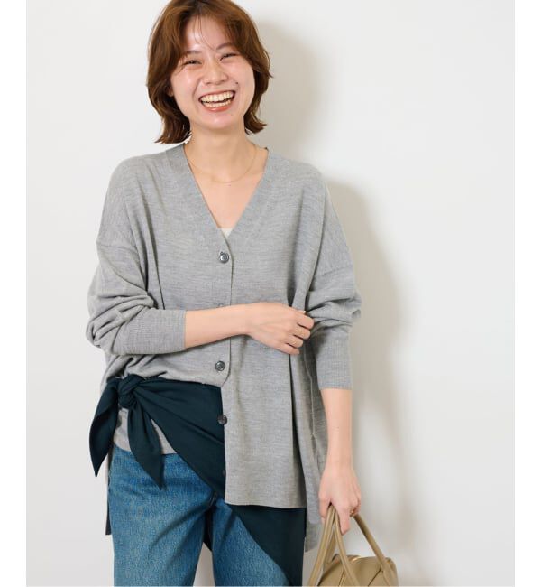 JOURNAL STANDARD relume「《一部WEB限定追加 / 新色》BiellaYarnワイドVネックカーディガン」|カーディガン|