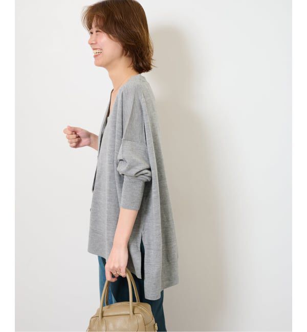 JOURNAL STANDARD relume「《一部WEB限定追加 / 新色》BiellaYarnワイドVネックカーディガン」|カーディガン|