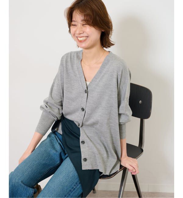 JOURNAL STANDARD relume「《一部WEB限定追加 / 新色》BiellaYarnワイドVネックカーディガン」|カーディガン|