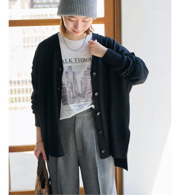 JOURNAL STANDARD relume「《一部WEB限定追加 / 新色》BiellaYarnワイドVネックカーディガン」|カーディガン|