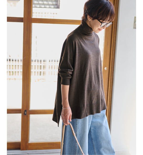 JOURNAL STANDARD relume「《追加予約 / 新色》BiellaYarnワイドタートルネック」|ニット・セーター|