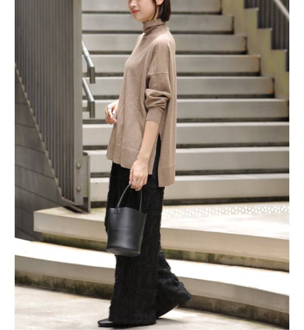 JOURNAL STANDARD relume「《追加予約 / 新色》BiellaYarnワイドタートルネック」|ニット・セーター|