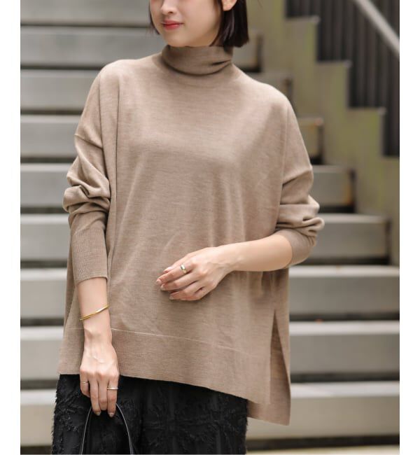 JOURNAL STANDARD relume「《追加予約 / 新色》BiellaYarnワイドタートルネック」|ニット・セーター|
