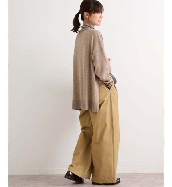 JOURNAL STANDARD relume「《追加予約 / 新色》BiellaYarnワイドタートルネック」|ニット・セーター|