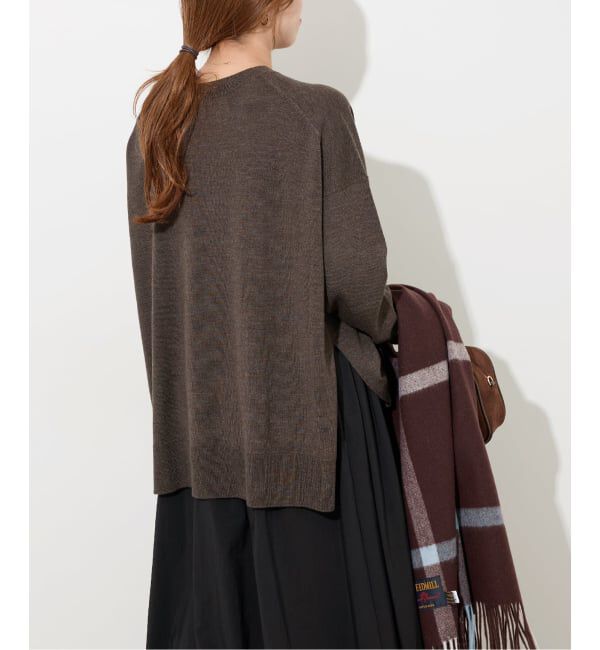JOURNAL STANDARD relume「《追加 / 新色》BiellaYarnワイドクルーネックプルオーバー」|ニット・セーター|