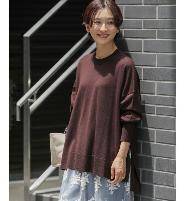 JOURNAL STANDARD relume「《追加 / 新色》BiellaYarnワイドクルーネックプルオーバー」|ニット・セーター|