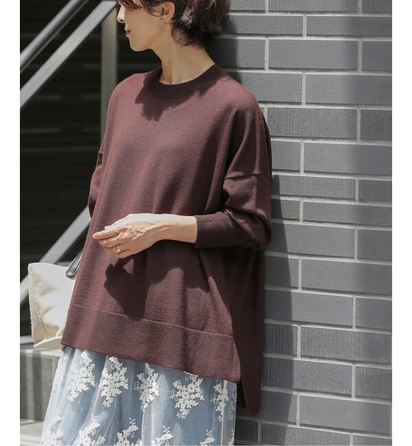 JOURNAL STANDARD relume「《追加 / 新色》BiellaYarnワイドクルーネックプルオーバー」|ニット・セーター|