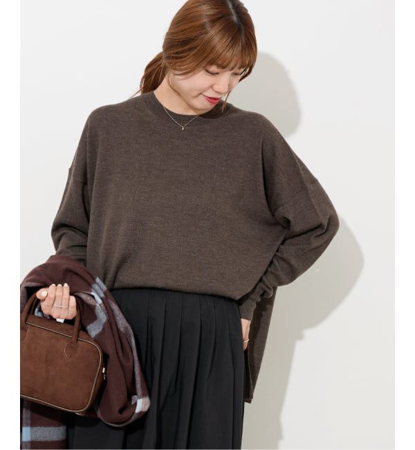 JOURNAL STANDARD relume「《追加 / 新色》BiellaYarnワイドクルーネックプルオーバー」|ニット・セーター|