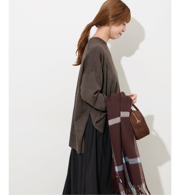 JOURNAL STANDARD relume「《追加 / 新色》BiellaYarnワイドクルーネックプルオーバー」|ニット・セーター|