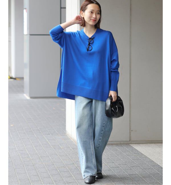 JOURNAL STANDARD relume「《追加 / 新色》BiellaYarnワイドクルーネックプルオーバー」|ニット・セーター|
