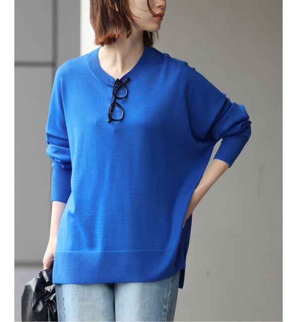 JOURNAL STANDARD relume「《追加 / 新色》BiellaYarnワイドクルーネックプルオーバー」|ニット・セーター|