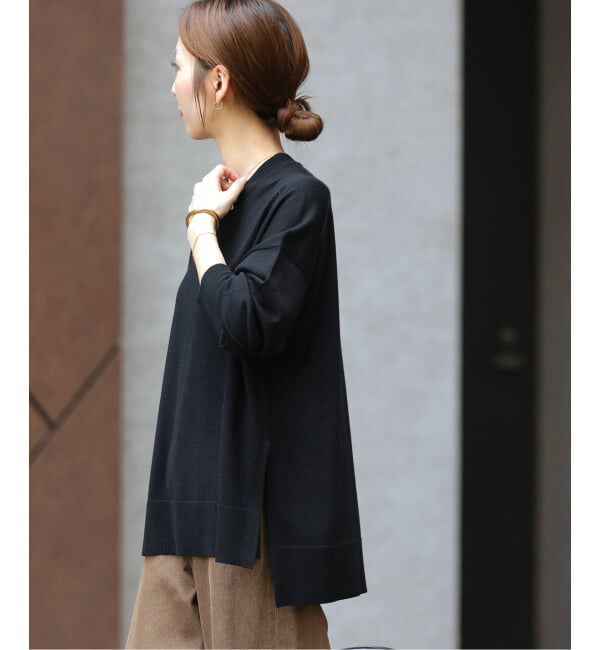 JOURNAL STANDARD relume「《追加 / 新色》BiellaYarnワイドクルーネックプルオーバー」|ニット・セーター|