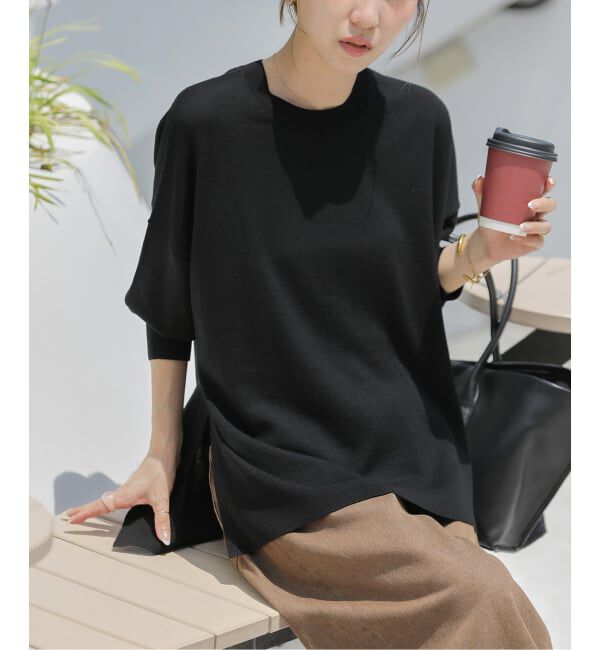 JOURNAL STANDARD relume「《追加 / 新色》BiellaYarnワイドクルーネックプルオーバー」|ニット・セーター|