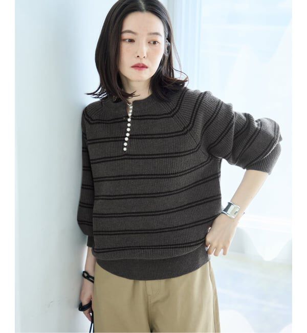 journal standard L'essage「《WEB限定カラー/追加予約2》パールスキッパープルオーバー」|ニット・セーター|