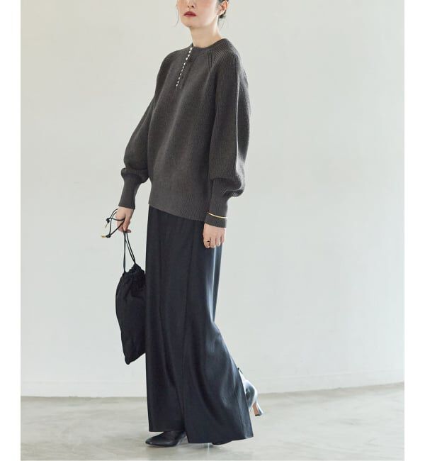 journal standard L'essage「《WEB限定カラー/追加予約2》パールスキッパープルオーバー」|ニット・セーター|