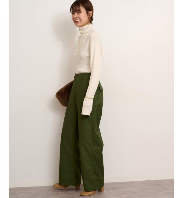 JOURNAL STANDARD relume「《WEB+一部店舗限定追加予約》スイスオーガニックコットンタートルネックプルオーバー」|ニット・セーター|