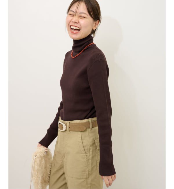 JOURNAL STANDARD relume「《WEB+一部店舗限定追加予約》スイスオーガニックコットンタートルネックプルオーバー」|ニット・セーター|
