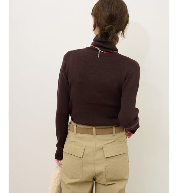 JOURNAL STANDARD relume「《WEB+一部店舗限定追加予約》スイスオーガニックコットンタートルネックプルオーバー」|ニット・セーター|