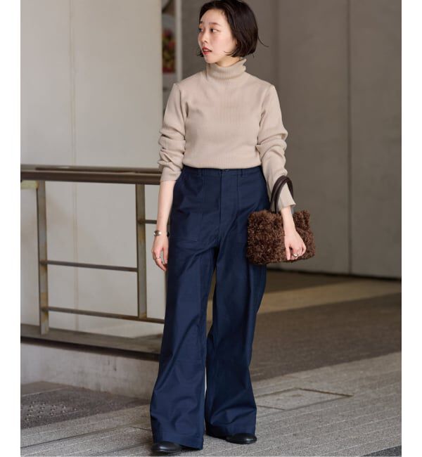 JOURNAL STANDARD relume「《WEB+一部店舗限定追加予約》スイスオーガニックコットンタートルネックプルオーバー」|ニット・セーター|