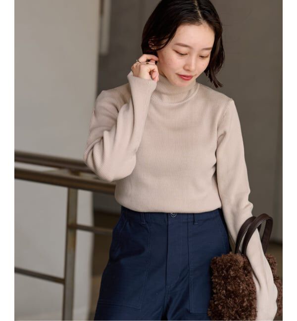 JOURNAL STANDARD relume「《WEB+一部店舗限定追加予約》スイスオーガニックコットンタートルネックプルオーバー」|ニット・セーター|