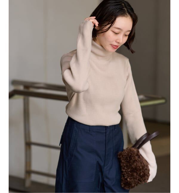 JOURNAL STANDARD relume「《WEB+一部店舗限定追加予約》スイスオーガニックコットンタートルネックプルオーバー」|ニット・セーター|