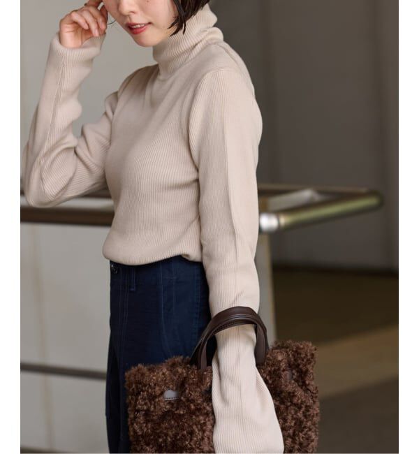 JOURNAL STANDARD relume「《WEB+一部店舗限定追加予約》スイスオーガニックコットンタートルネックプルオーバー」|ニット・セーター|