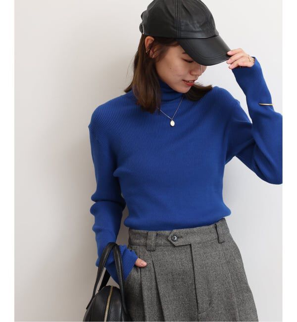 JOURNAL STANDARD relume「《WEB+一部店舗限定追加予約》スイスオーガニックコットンタートルネックプルオーバー」|ニット・セーター|