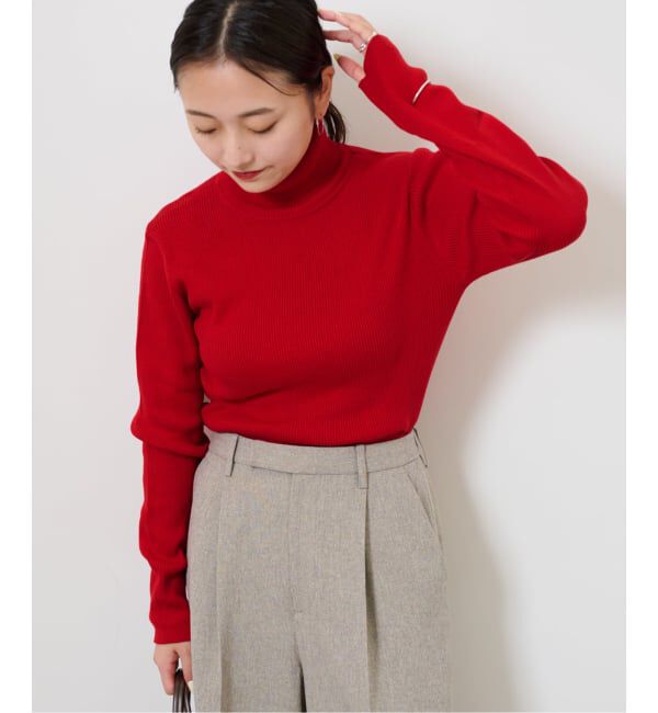 JOURNAL STANDARD relume「《WEB+一部店舗限定追加予約》スイスオーガニックコットンタートルネックプルオーバー」|ニット・セーター|