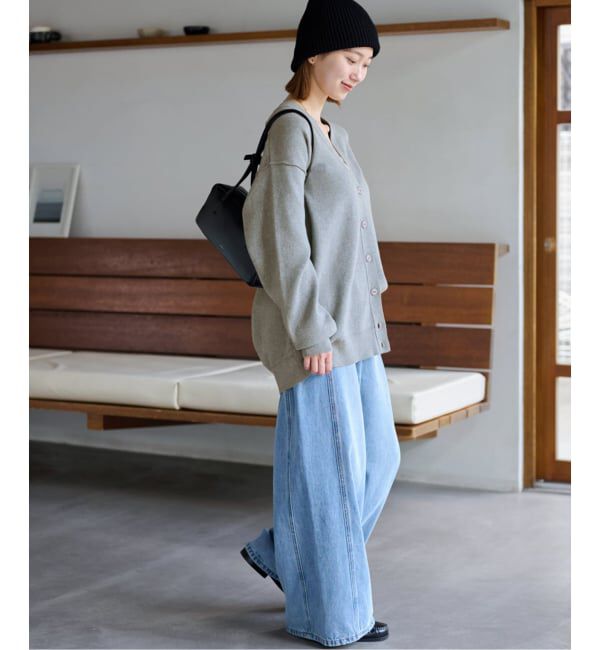 JOURNAL STANDARD relume「《一部WEB限定追加予約2》ジャガードルーズニットカーディガン」|カーディガン|