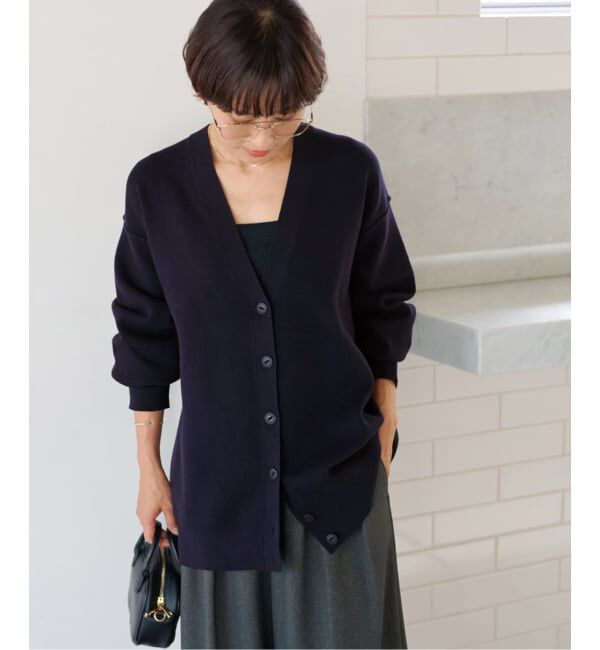 JOURNAL STANDARD relume「《一部WEB限定追加予約2》ジャガードルーズニットカーディガン」|カーディガン|