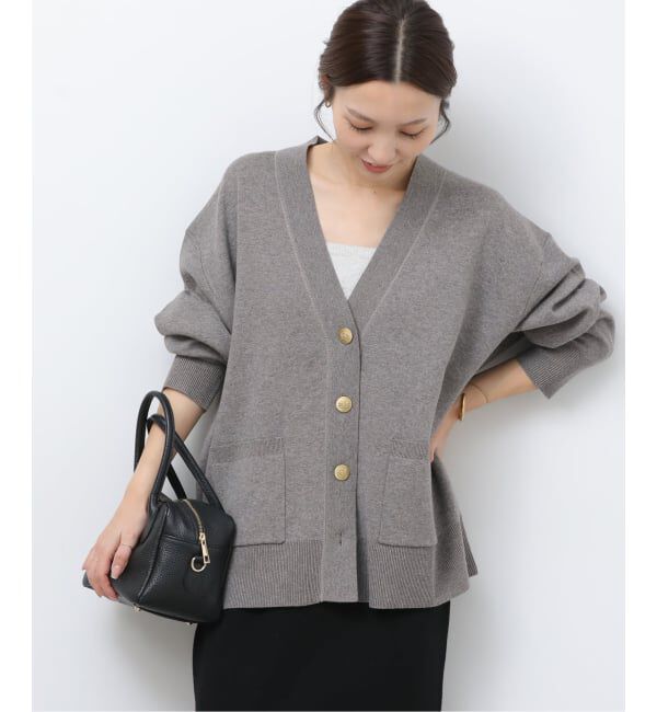 JOURNAL STANDARD relume「《一部WEB限定追加予約3》コットンカシミヤミックスダブルニットVネックカーディガン」|カーディガン|