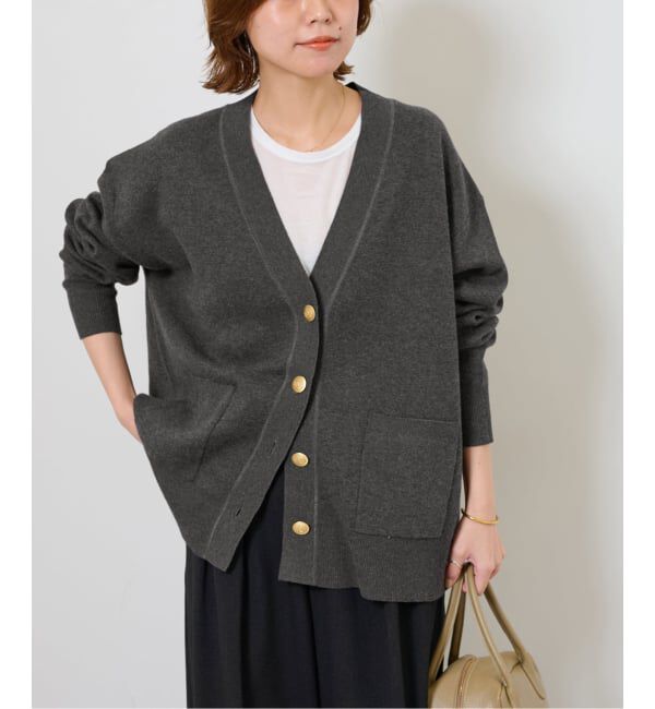 JOURNAL STANDARD relume「《一部WEB限定追加予約3》コットンカシミヤミックスダブルニットVネックカーディガン」|カーディガン|