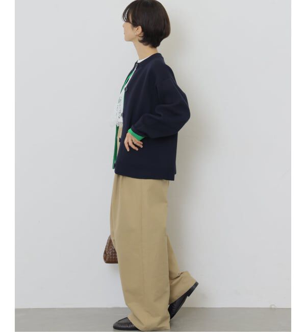 JOURNAL STANDARD relume「《一部WEB限定追加予約5》ダブルニットコントラストカーディガン」|カーディガン|